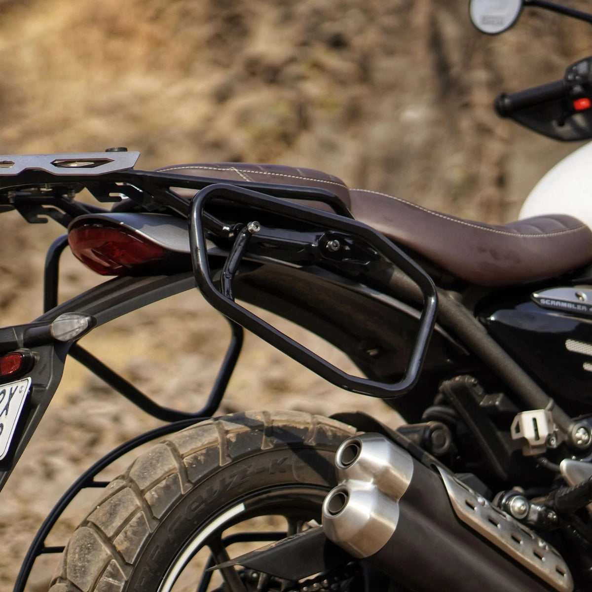 ROXAR TECH Stelaże boczne sakw bagażu do Triumph Scrambler 400X czarne – zdjęcie 6