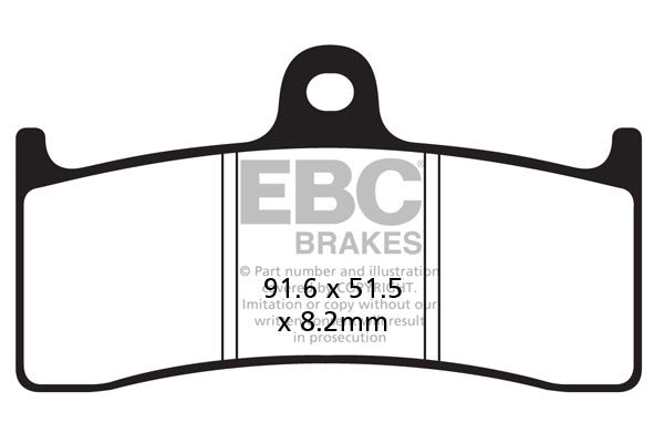 EBC Brakes Klocki hamulcowe EBC FA424HH wzmacniane (kpl. na 1 tarcze)