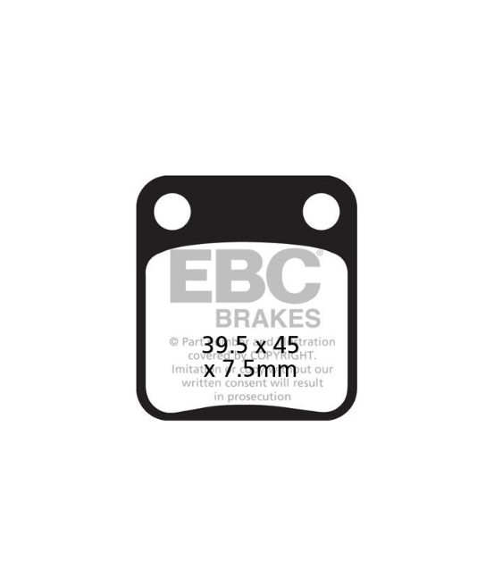 EBC Brakes Klocki hamulcowe EBC MXS054 off-road wyczynowe (kpl. na 1 tarcze)