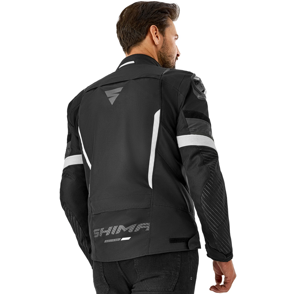 SHIMA SOLID 2.0 MEN JKT BLK/WHT