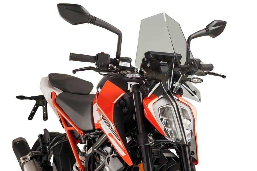 SZYBA OWIEWKA PUIG DO KTM 125 / 390 DUKE 17-21 LEKKO PRZYCIEMNIONA
