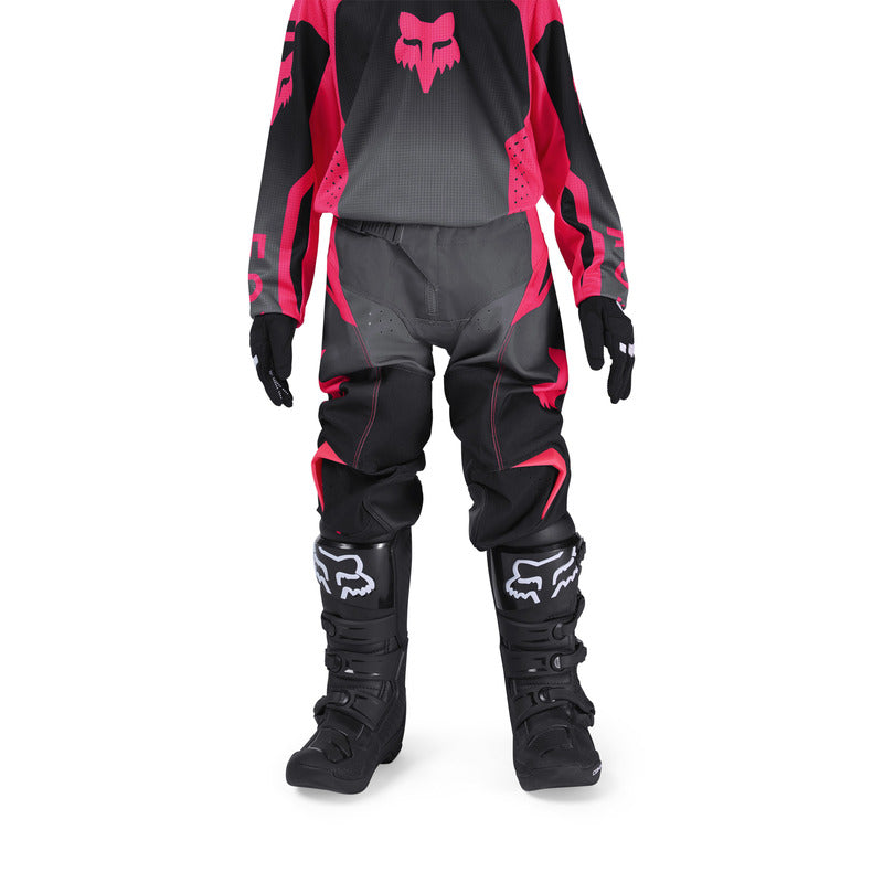 SPODNIE MOTOCYKLOWE JUNIOR FOX GIRLS 180 SHIELD BLACK PINK K24