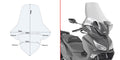 GIVI SZYBA PRZEZOROCZYSTA 78 x 70,5 cm (H x W) / POTRZEBNY KIT - SYM Cruisym 300 (17 > 19)