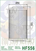 Hiflofiltro FILTR OLEJU HIFLO HF556 BOMBARDIER/ SEE DOO