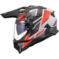 KASK LS2 MX702 PIONEER II BLOCK GREY RED