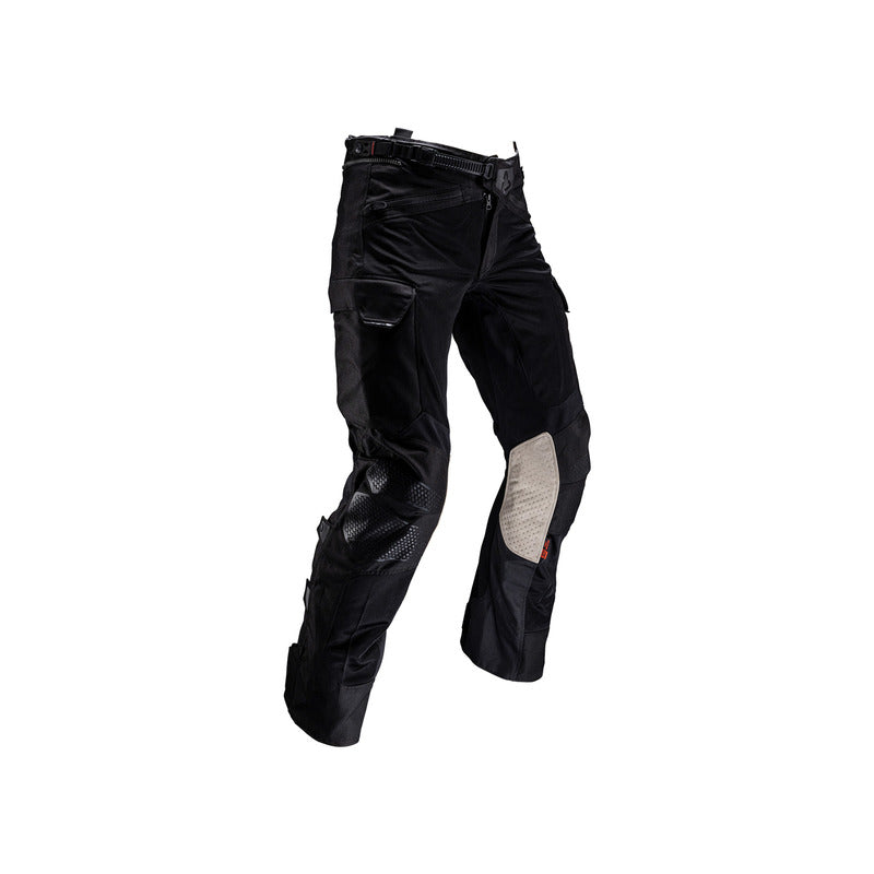 SPODNIE MOTOCYKLOWE TEKSTYLNE LEATT ADV FLOWTOUR 5.5 STEALTH BLACK GREY S