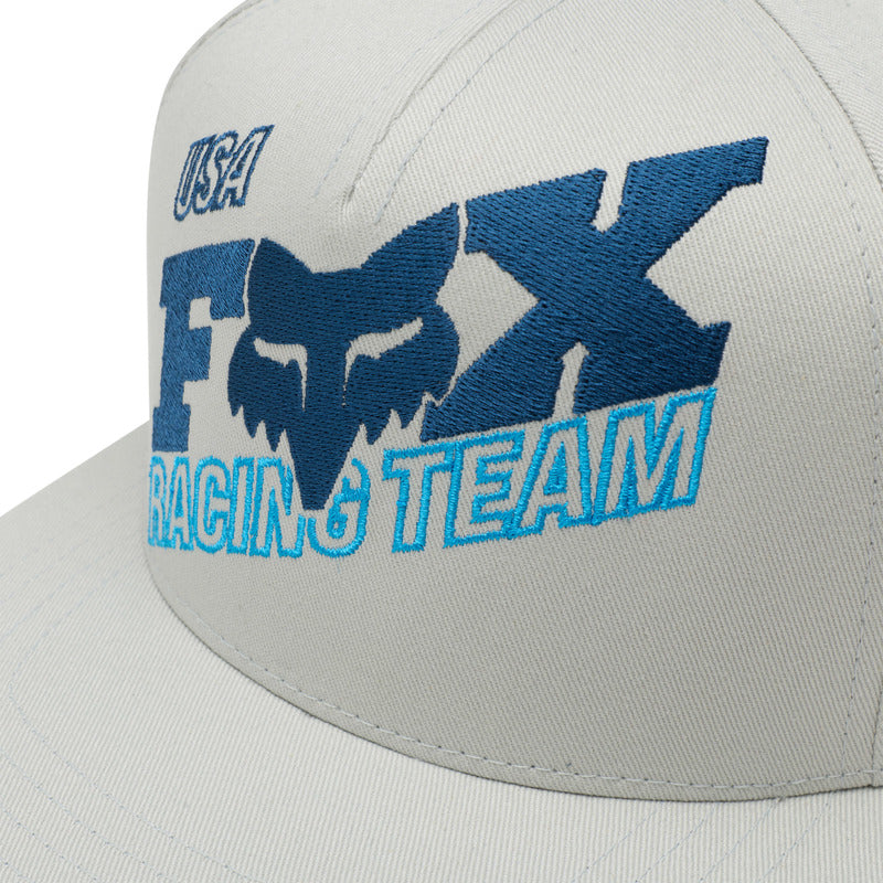 CZAPKA Z DASZKIEM JUNIOR FOX COLDPRESS SNAPBACK LIGHT GREY