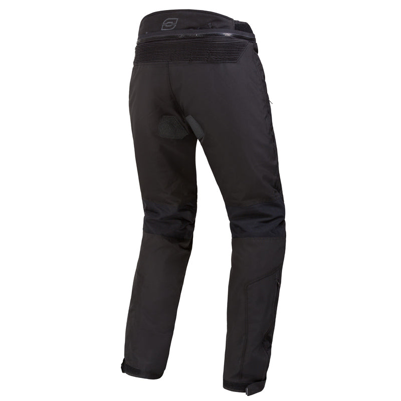 SPODNIE MOTOCYKLOWE TEKSTYLNE OZONE VULCAN BLACK (DŁUGA NOGAWKA)