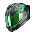 SCORPION KASK EXO-1500 CARBON AIR PLATT BK-GREEN