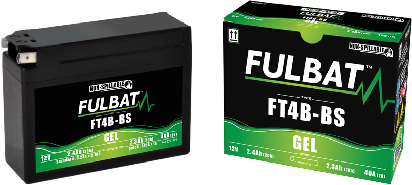 Akumulator FULBAT FUL GEL - FT4B-BS / YT4B-BS (Żelowy, bezobsługowy)
