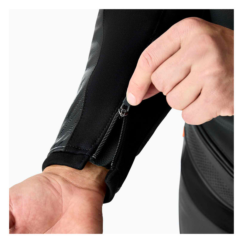 KURTKA MOTOCYKLOWA SKÓRZANA RST TRACTECH EVO D3O BLACK BLACK BLACK XS