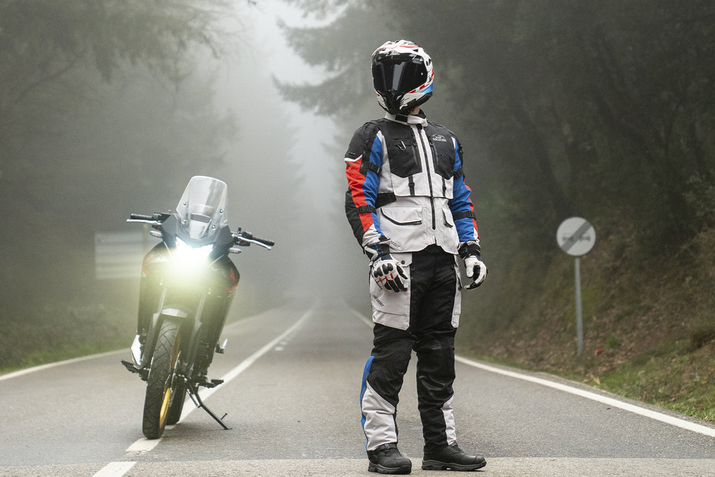 KURTKA LS2 BREAKOUT MAN SAND BLUE GREY