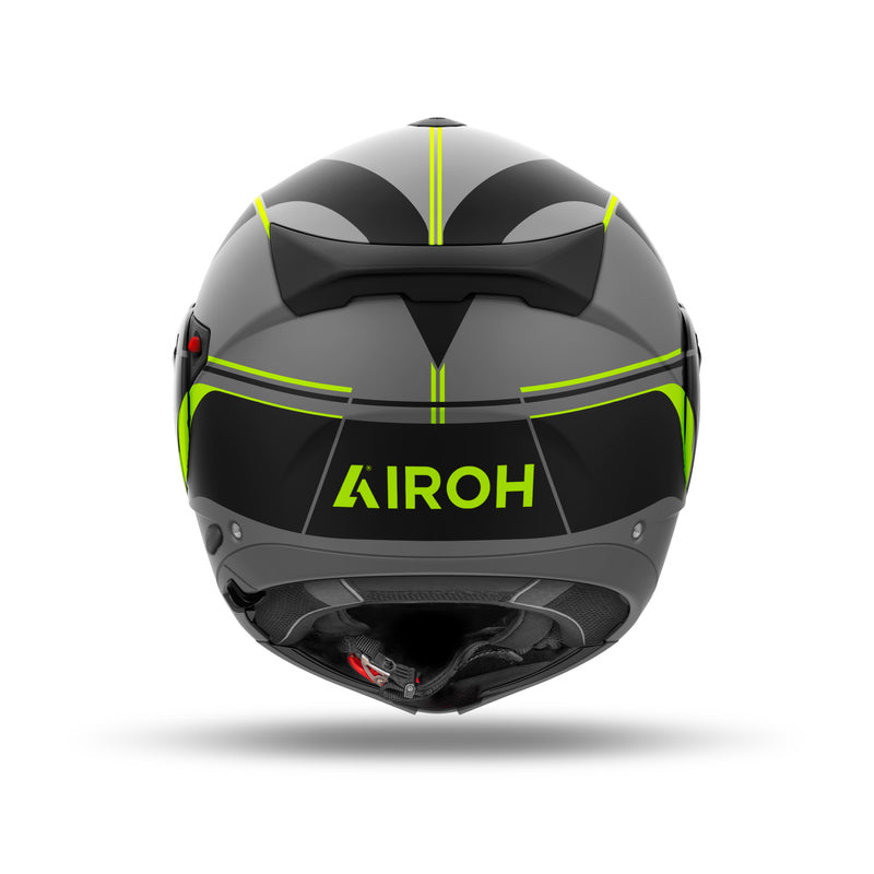 KASK MOTOCYKLOWY AIROH SPECKTRE LEAF YELLOW MATT