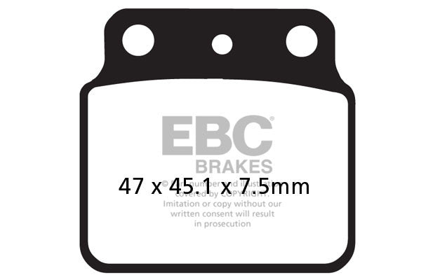 EBC Brakes Klocki hamulcowe EBC FA137TT (kpl. na 1 tarcze)