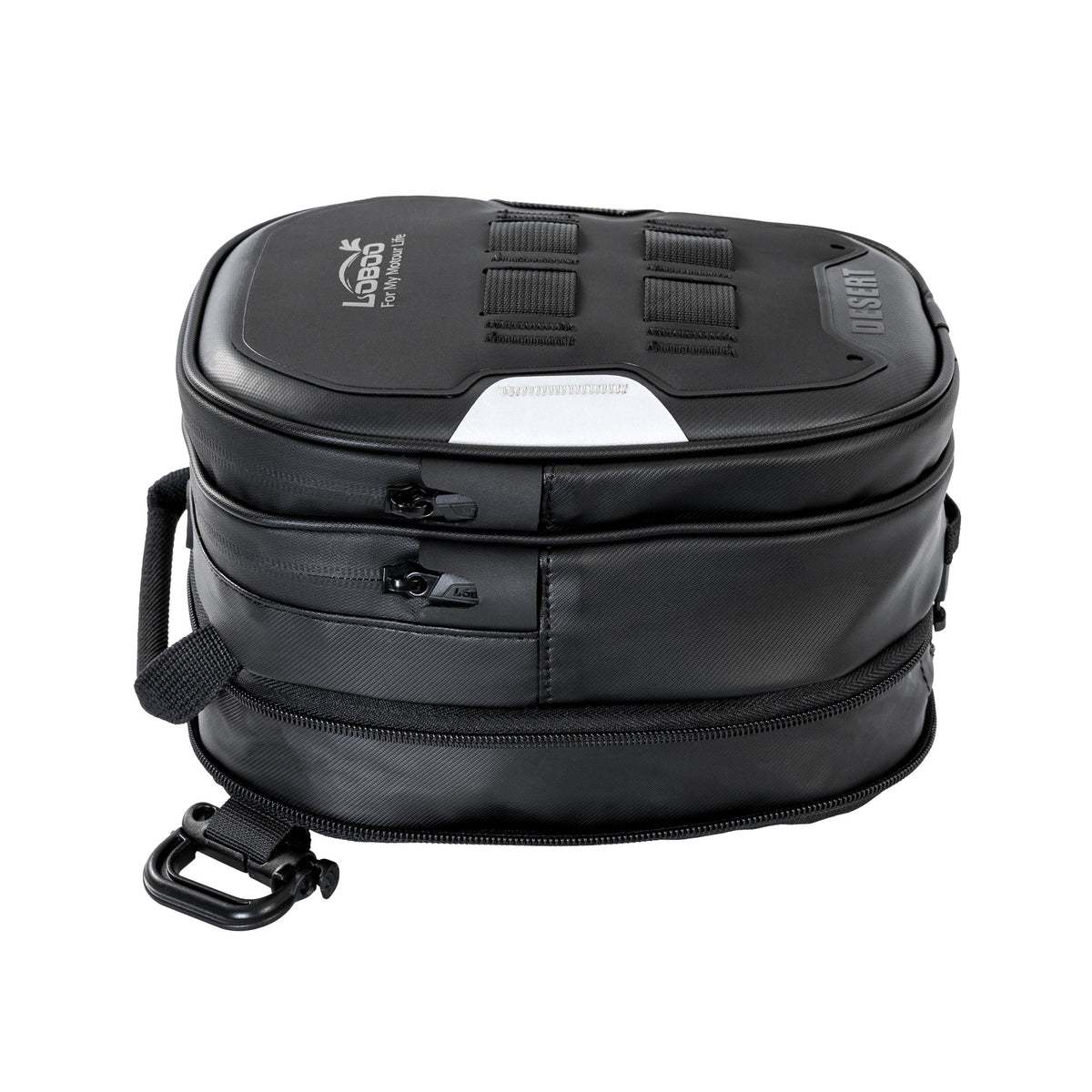 LOBOO Tank bag Easy rozszerzany 2,5-3,5L, z funkcją szybkiego demontażu z kotwy magnetycznej, regulacja montażu 110mm, czarny
