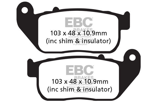 EBC Brakes Klocki hamulcowe EBC FA381 (kpl. na 1 tarcze)