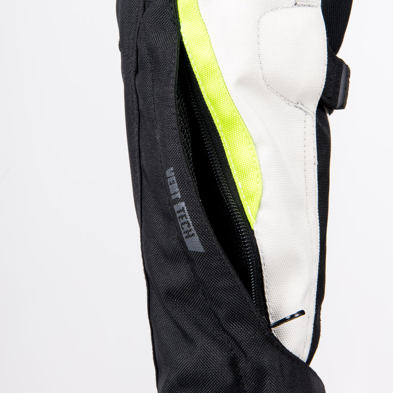 KURTKA MOTOCYKLOWA TEKSTYLNA DAMSKA OZONE SAHARA BLACK GREY FLUO YELLOW WXS