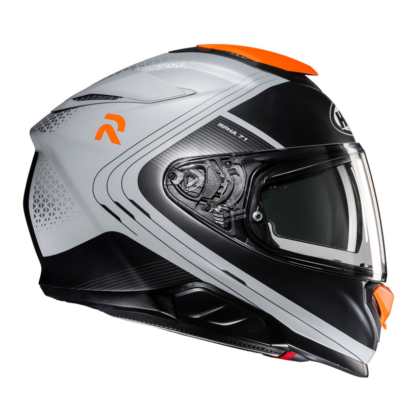 KASK MOTOCYKLOWY HJC RPHA71 FREPE BLACK SILVER