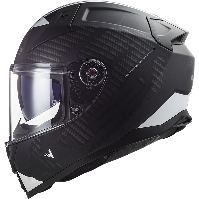 KASK LS2 FF811 VECTOR II SPLITTER BLACK WH.-06