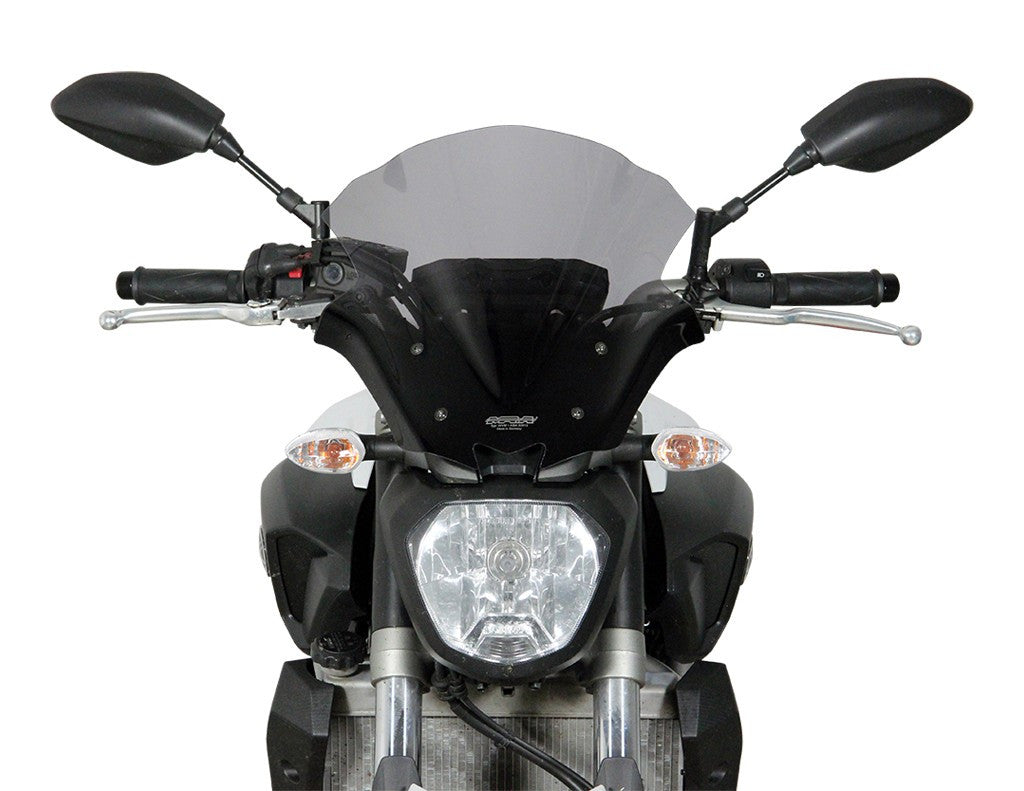 Szyba motocyklowa MRA YAMAHA MT-07 RM04 2014-2017, forma NRM, czarna