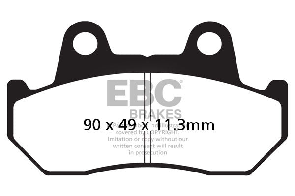 EBC Brakes Klocki hamulcowe EBC FA069/3 (kpl. na 1 tarcze)