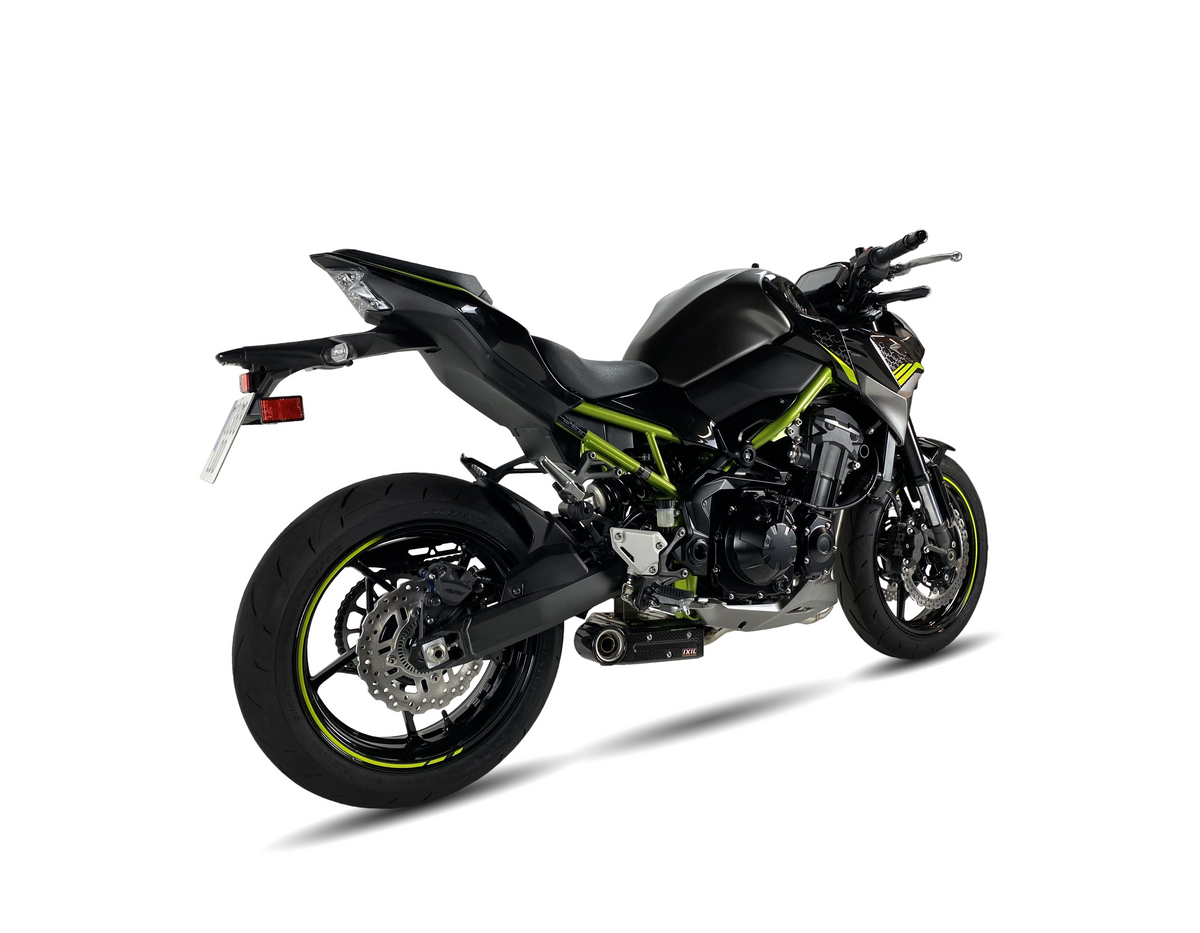 Tłumik IXIL KAWASAKI Z 900 92 kW 20-22 (ZR900F) typ SX1 (waga: 3900g, długość: 347 mm., materiał: Inox AISI304, kolor: Bright re