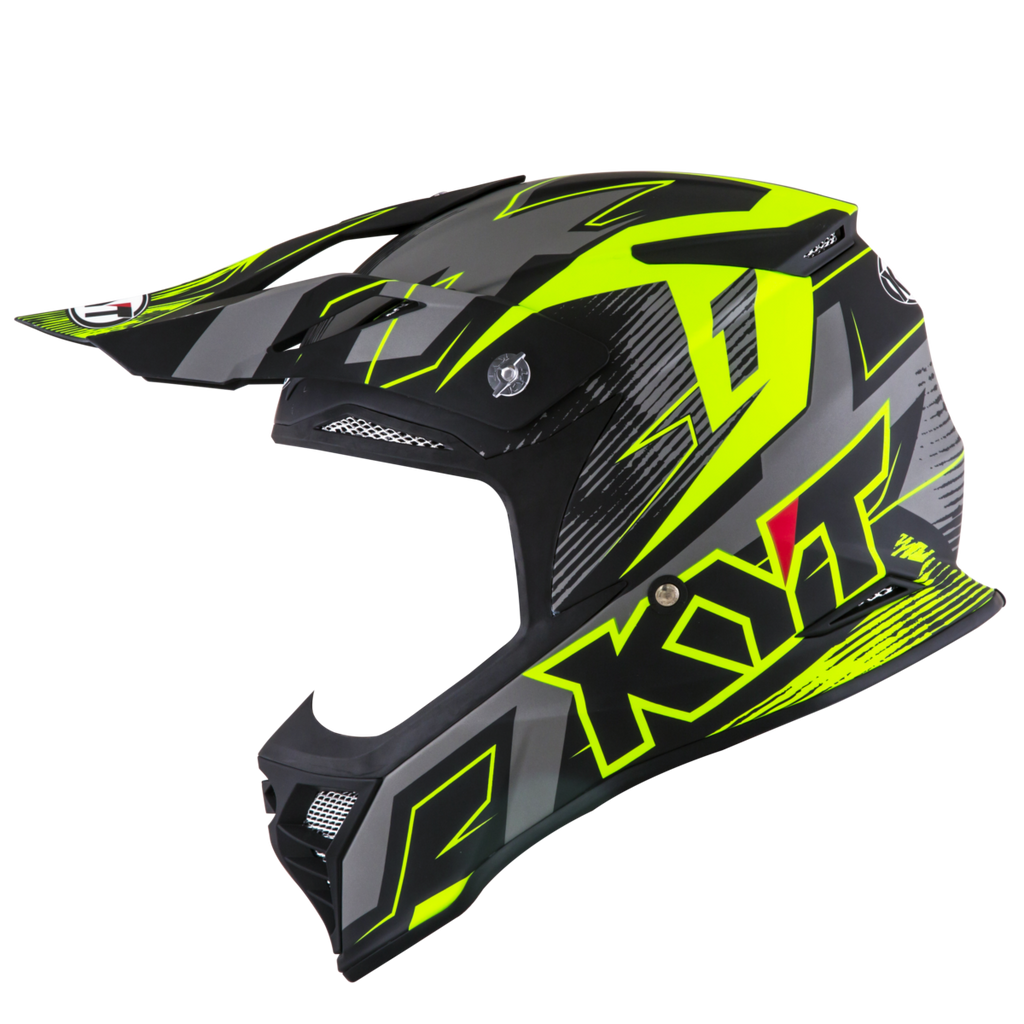 Kask Motocyklowy KYT SKYHAWK DIGGER matowy czarny/żółty – zdjęcie 4