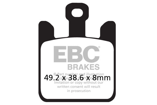 EBC Brakes Klocki hamulcowe EBC FA369/4HH wzmacniane (kpl. na 1 tarcze)
