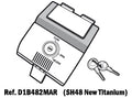 ZAMEK KUFRA SHAD SH48 NEW TITANIUM