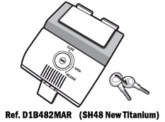 ZAMEK KUFRA SHAD SH48 NEW TITANIUM