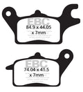 EBC Brakes Klocki hamulcowe EBC FA691HH wzmacniane (kpl. na 1 tarcze)