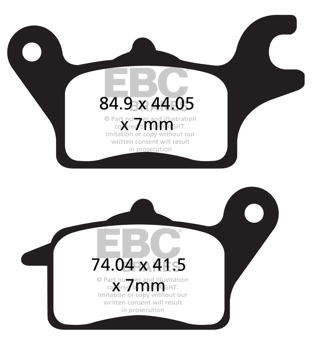 EBC Brakes Klocki hamulcowe EBC FA691HH wzmacniane (kpl. na 1 tarcze)