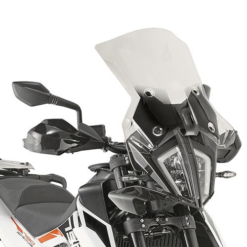 KAPPA SZYBA KTM 390 ADVENTURE '20-'24 790 ADVENTURE / R '19-'20 890 ADVENTURE '21-'22 45 X 47 CM PRZEZROCZYSTA - POTRZEBNE MOCOWANIE D7711KITK