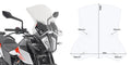 GIVI SZYBA PRZEŻROCZYSTA 44 x 48 cm (H x W) - KTM 390 Adventure (20 > 22) / 790 Adventure (19 > 20) / 890 Adventure (21 > 22)