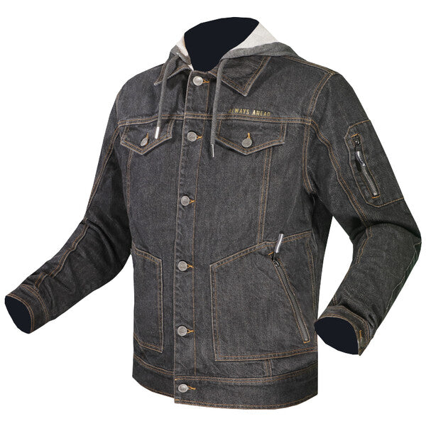 KURTKA LS2 OAKY MAN BLACK