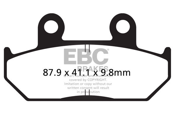 EBC Brakes Klocki hamulcowe EBC FA124/2 (kpl. na 1 tarcze)