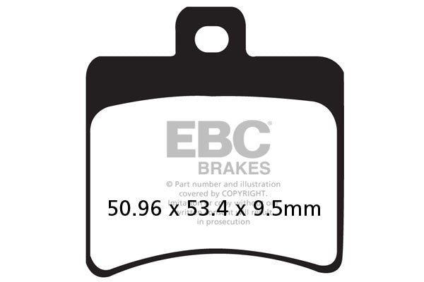 EBC Brakes Klocki hamulcowe EBC SFA298 skuterowe (kpl. na 1 tarcze)