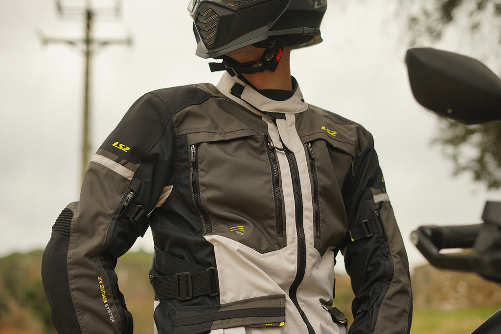 KURTKA LS2 NORWAY MAN BLACK GREY YELL.
