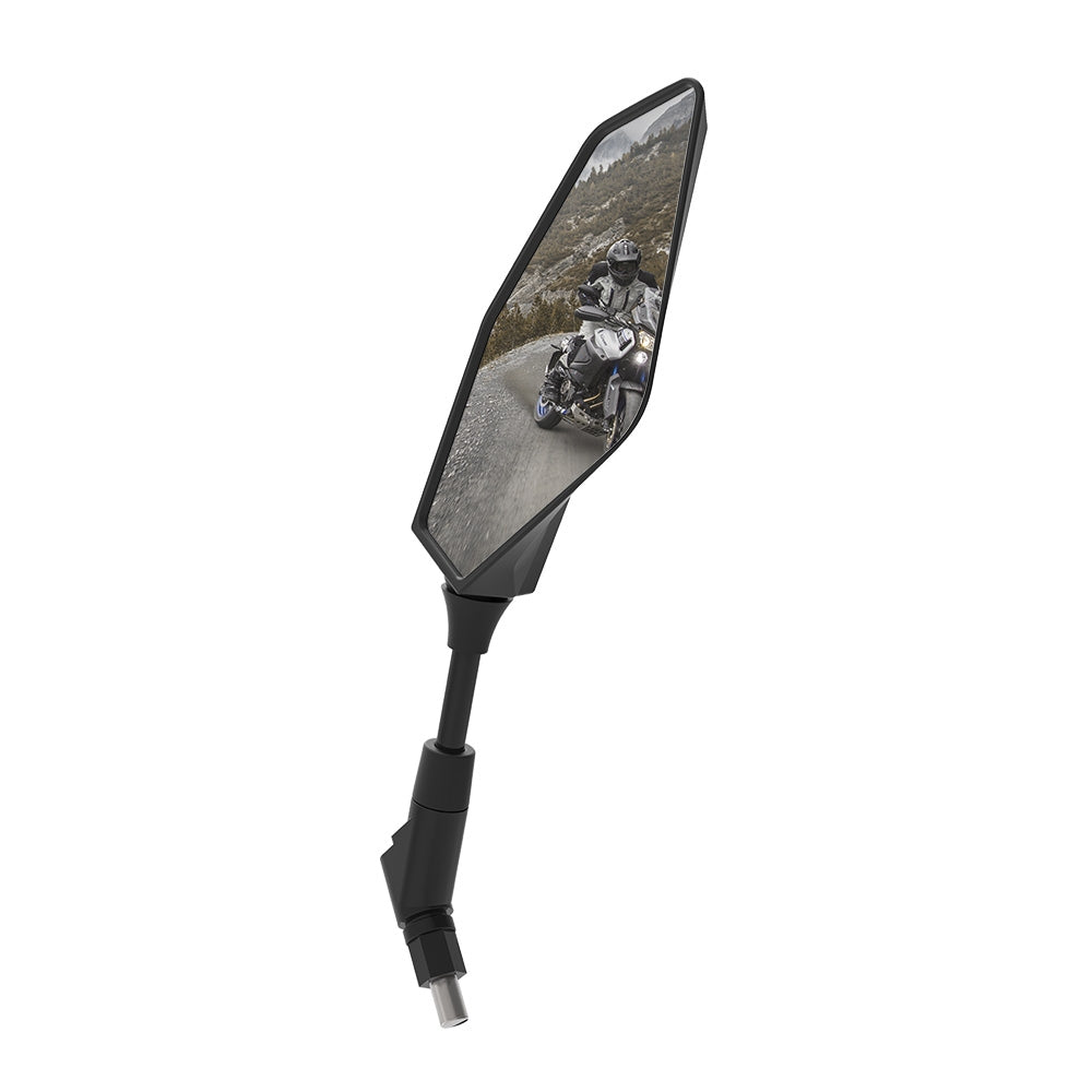 OXFORD LUSTERKO UNIWERSALNE KITE LEWE M10X1,25 PRAWY GWINT KOLOR CZARNY