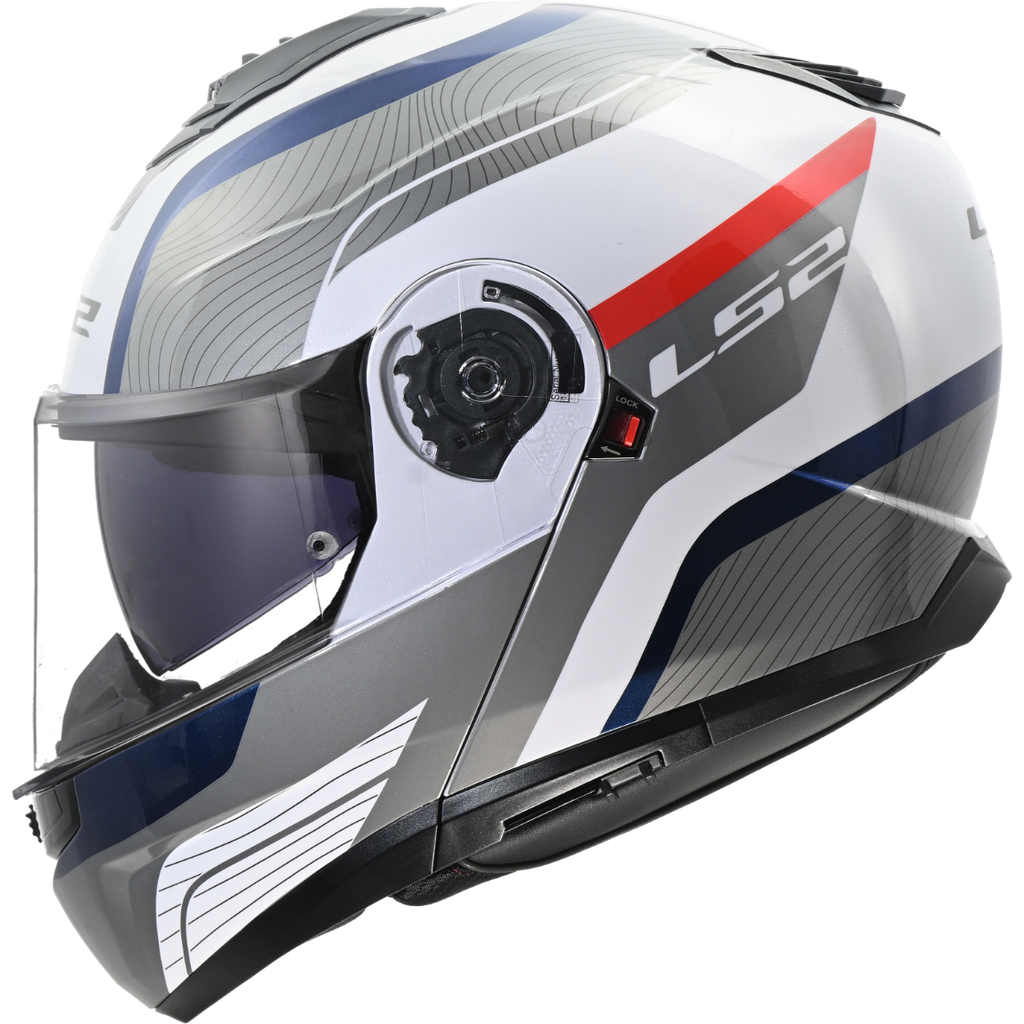 KASK LS2 FF908 STROBE II MONZA WH. BLUE RED-06