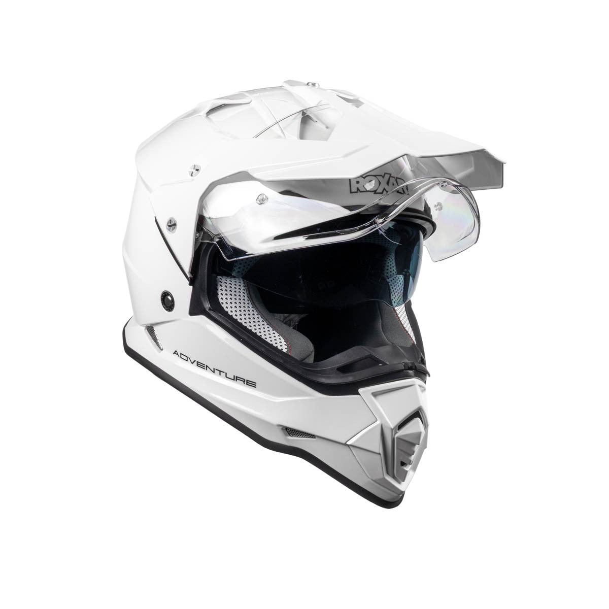 ROXAR HELMETS Kask motocyklowy turystyczny ROXAR ADV Z-Line biały połysk