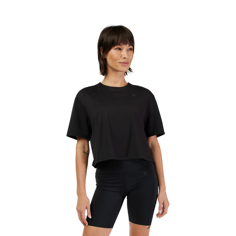 T-SHIRT DAMSKI FOX FORUMS TECH BLACK