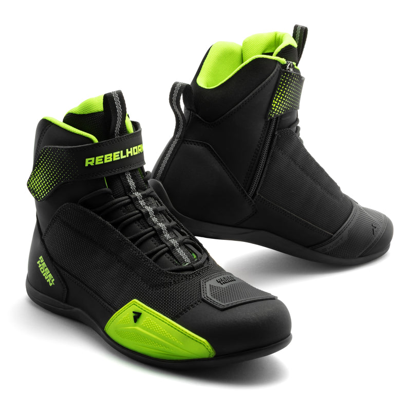 BUTY MOTOCYKLOWE REBELHORN SWIFT BLACK FLUO YELLOW