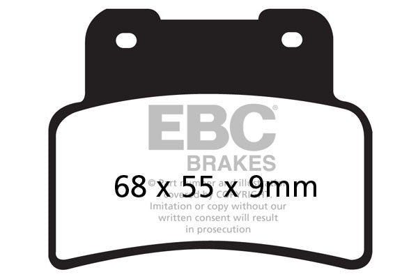 EBC Brakes Klocki hamulcowe EBC SFA432 skuterowe (kpl. na 1 tarcze)