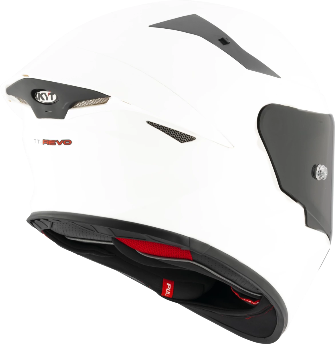 Kask motocyklowy KYT TT-REVO PLAIN Biały