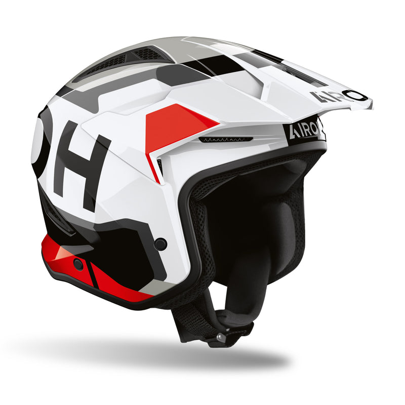 KASK MOTOCYKLOWY AIROH TRR 2 JUPITER RED GLOSS