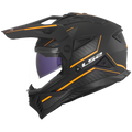 KASK LS2 MX702 PIONEER II ATRON BLACK ORANGE