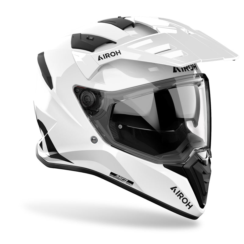 KASK MOTOCYKLOWY AIROH BADX-X COLOR WHITE GLOSS
