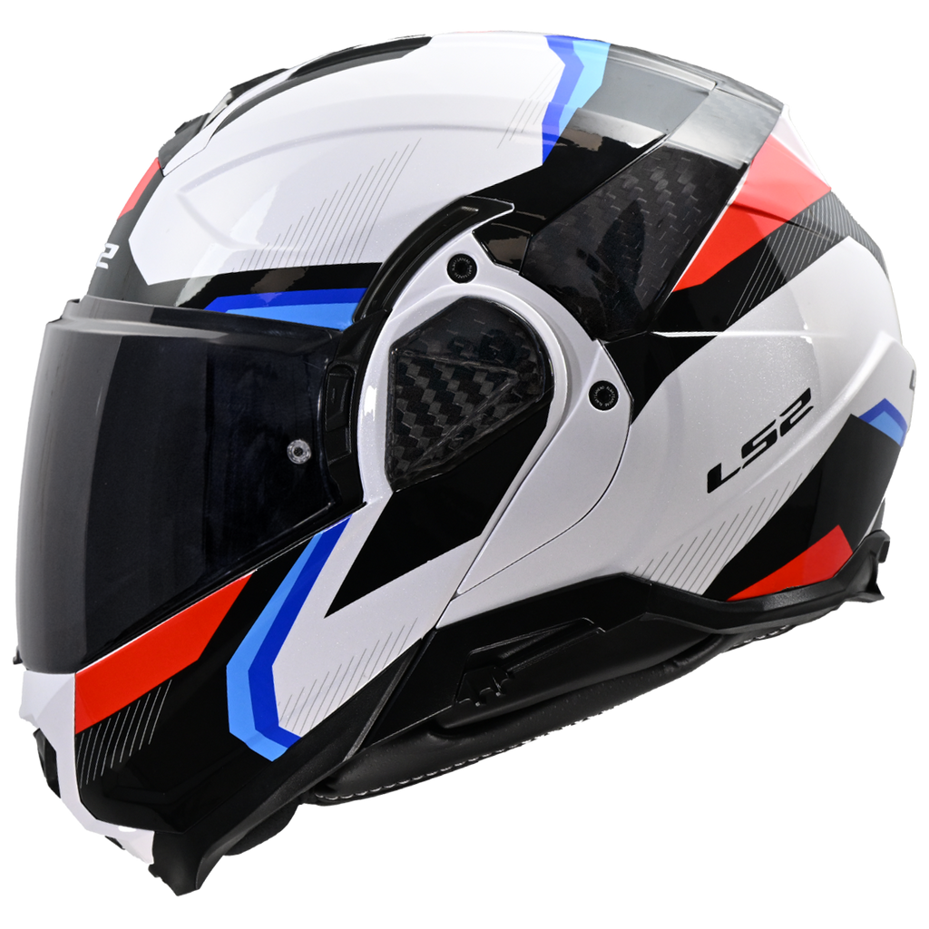 KASK LS2 FF910 ADVANT II TRIPLE WHITE BLUE RED