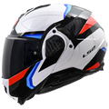 KASK LS2 FF910 ADVANT II TRIPLE WHITE BLUE RED